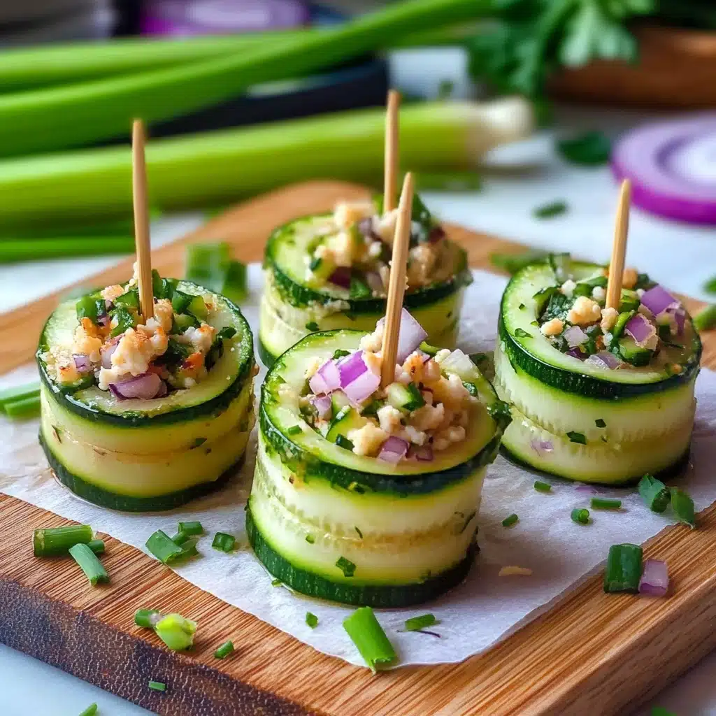 Buffalo Chicken Cucumber Roll Ups Recipe - Recipe Image