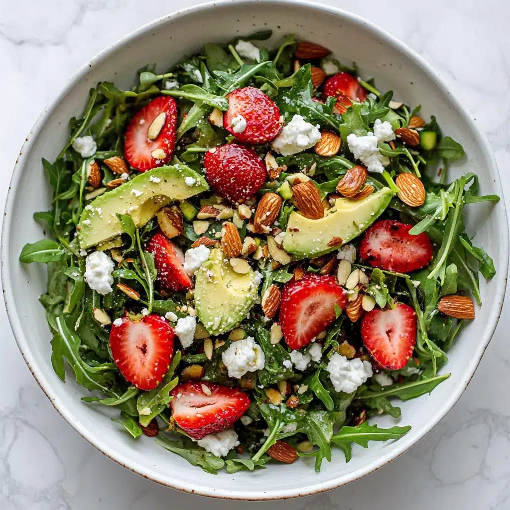 Sweet Strawberry Almond Crunch Salad Recipe - Recipe Image