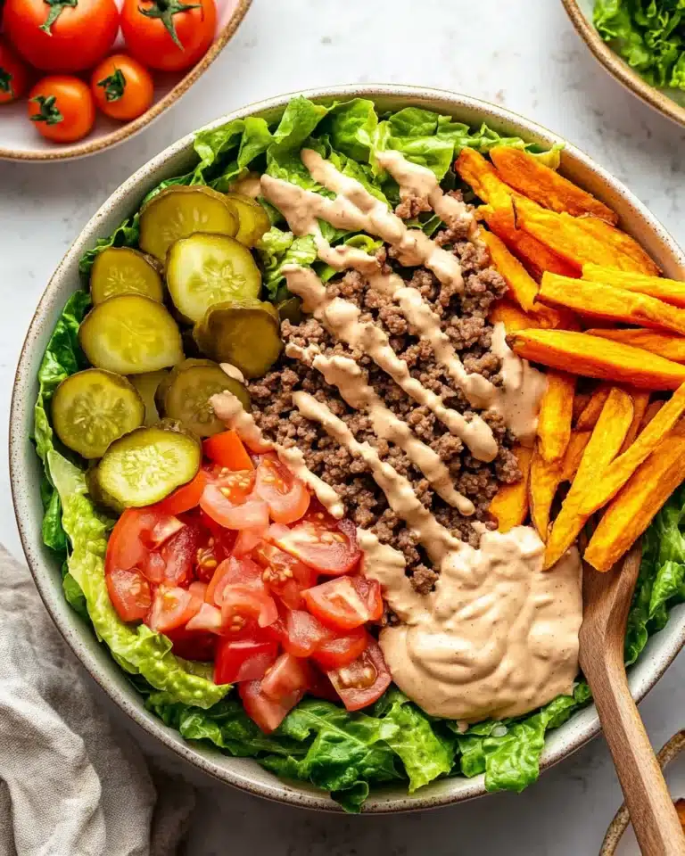 Burger Bowl Delight Recipe