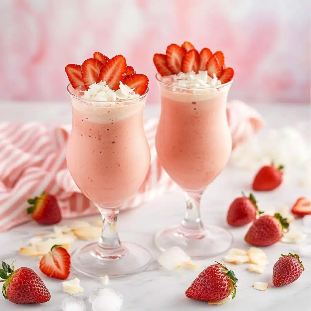 Strawberry Pina Colada Smoothie Recipe - Recipe Image