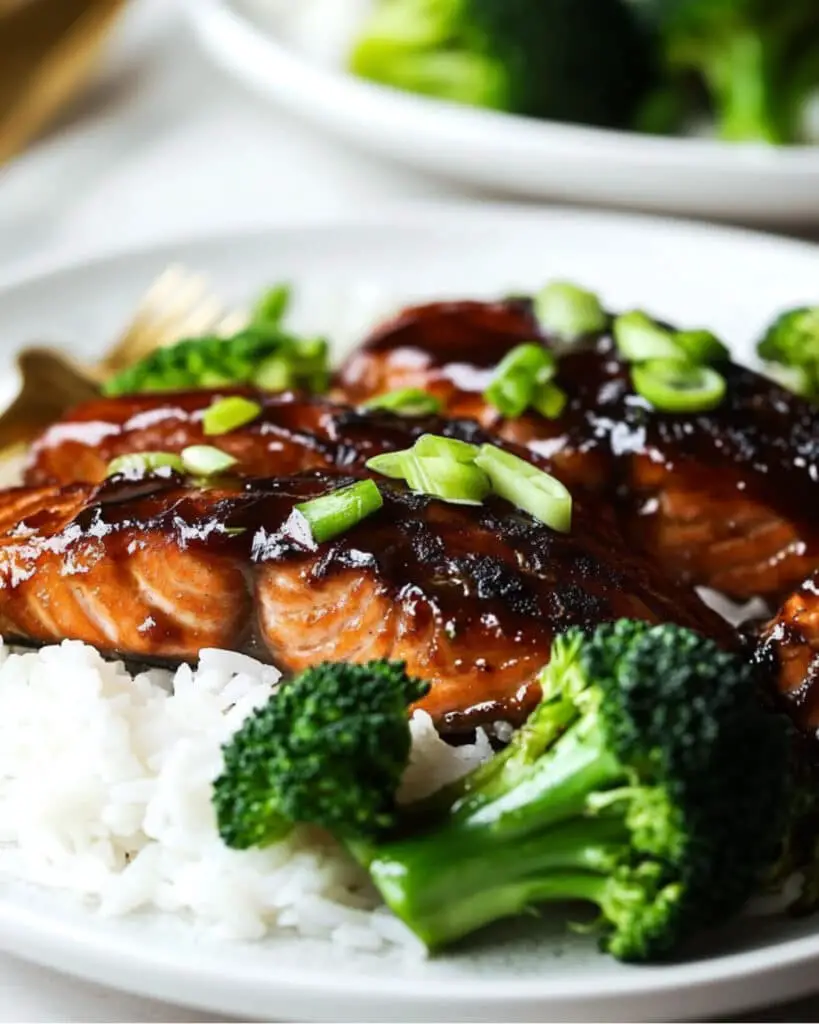 Brown Sugar Bourbon Glazed Salmon Recipe