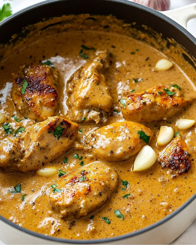 Creamy Garlic Chicken Recipe