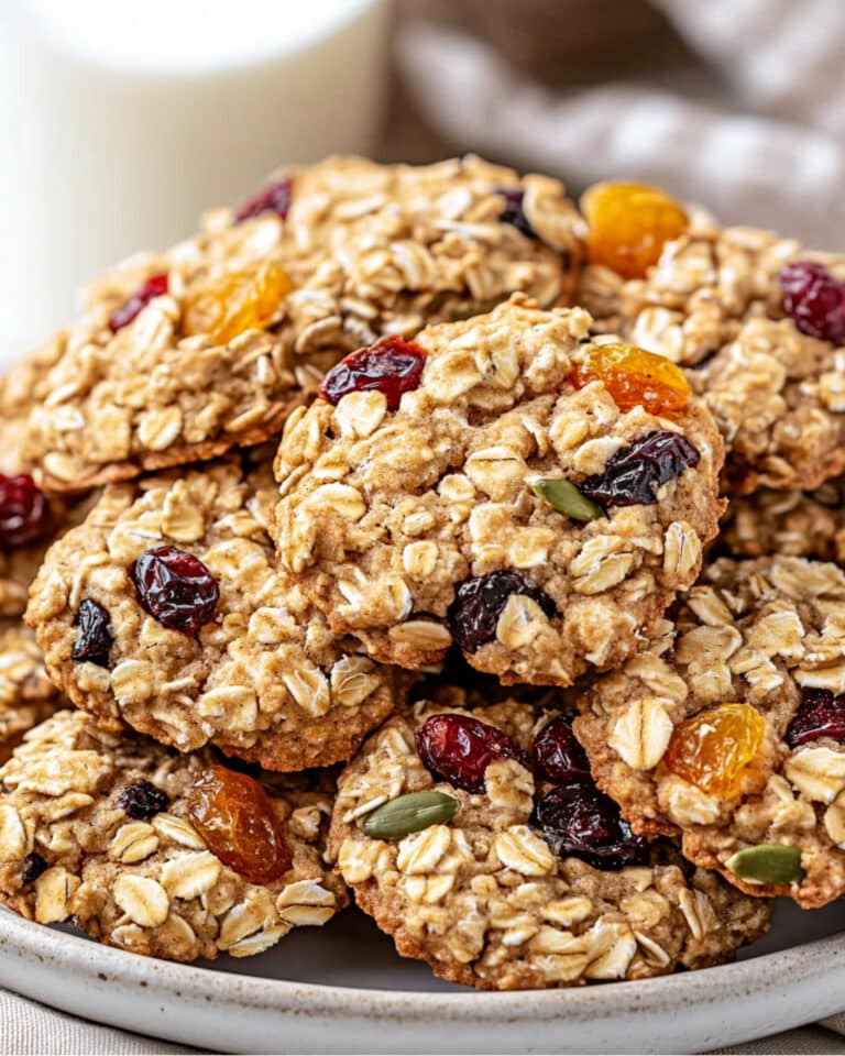 Energy-Packed Breakfast Oat Cookies Recipe