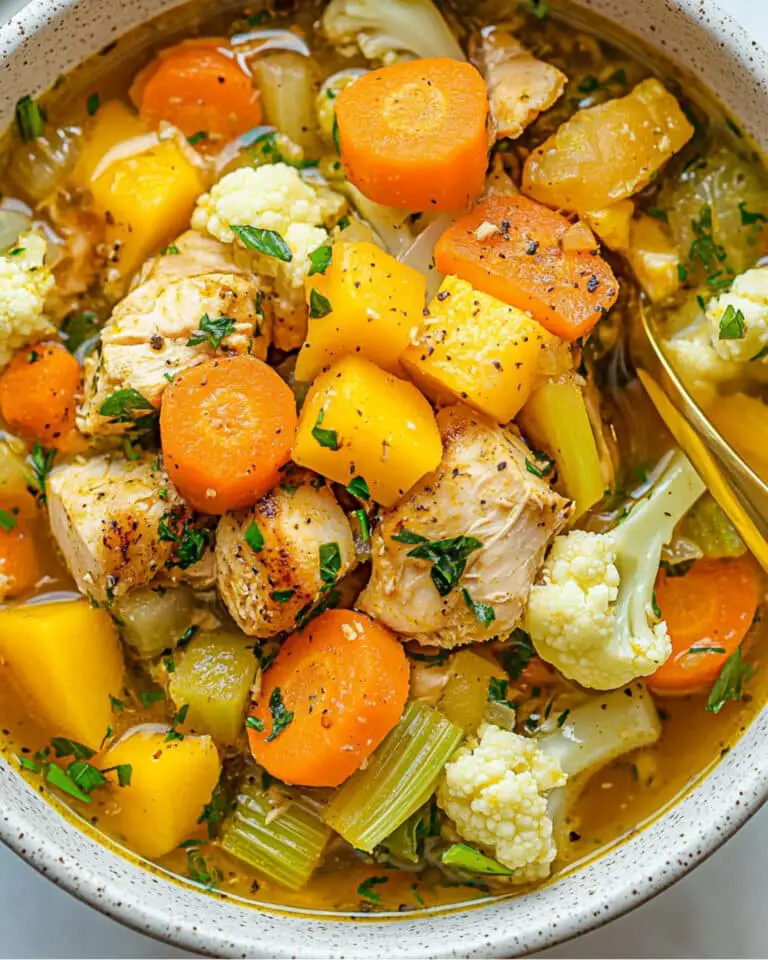 Chicken Cauliflower Rice Soup Recipe