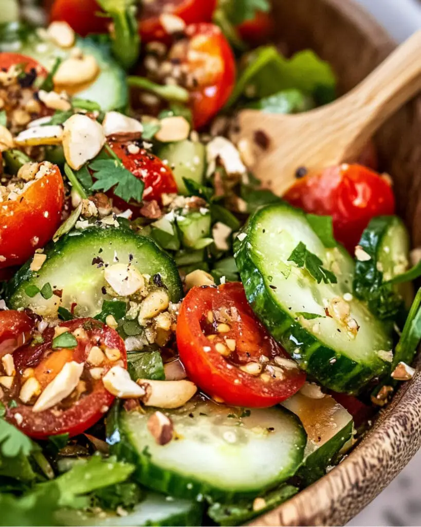 Crispy Brown Rice Chicken Salad Recipe