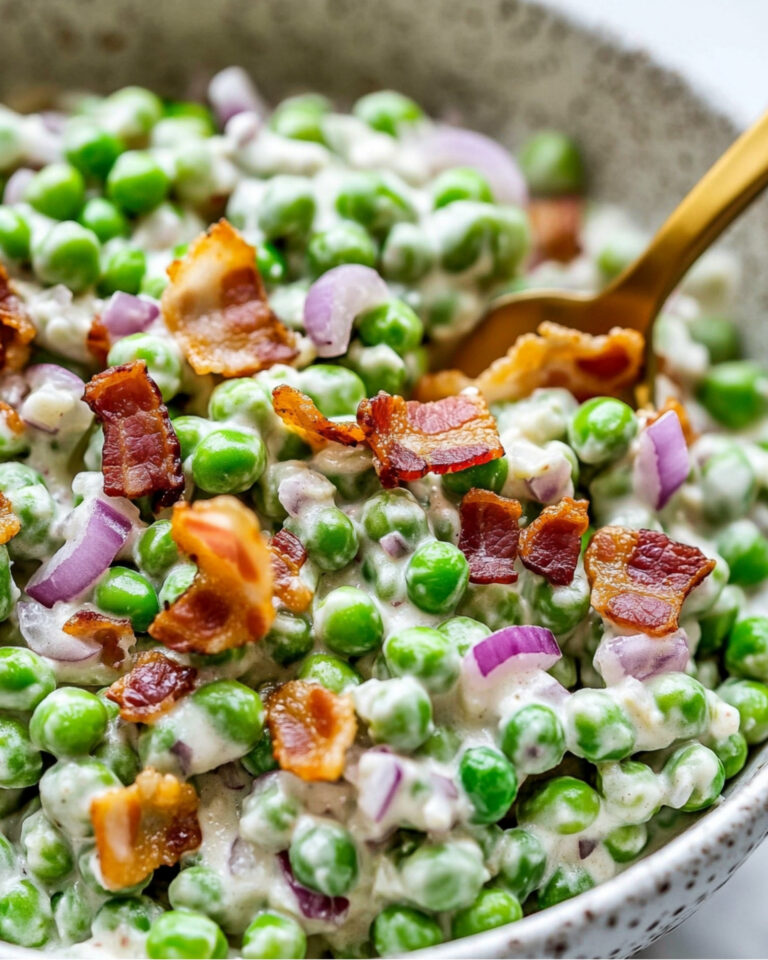 Cottage Cheese Ranch Pea Salad Recipe