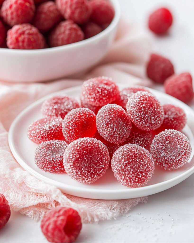 Homemade Raspberry Pectin Gummies Recipe