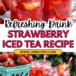 Southern Strawberry Sweet Iced Tea Recipe