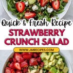 Sweet Strawberry Almond Crunch Salad Recipe