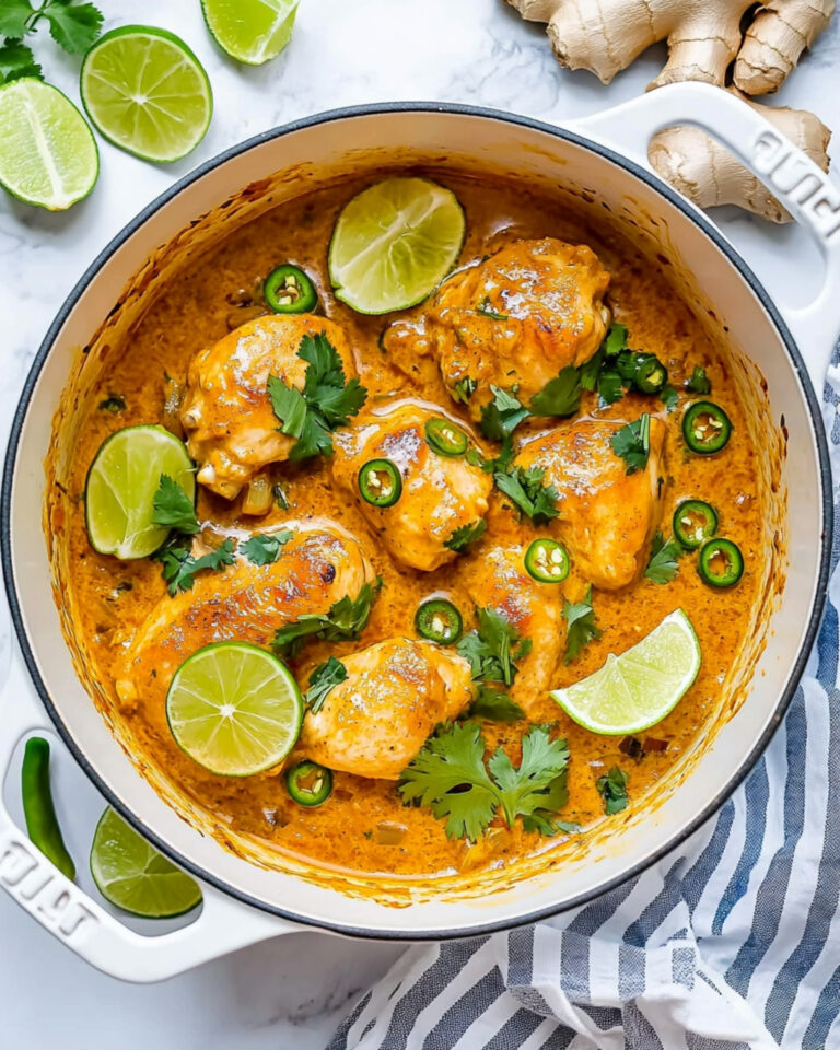 Creamy Coconut Lime Chicken Recipe