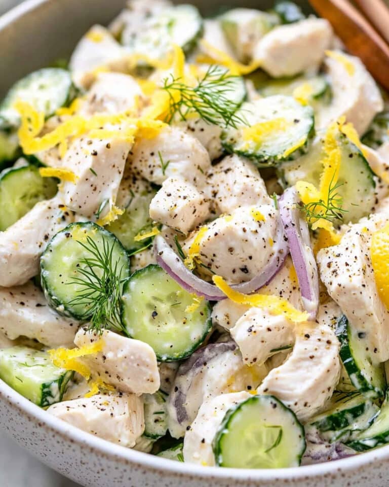 Tangy Tzatziki Chicken Salad Recipe