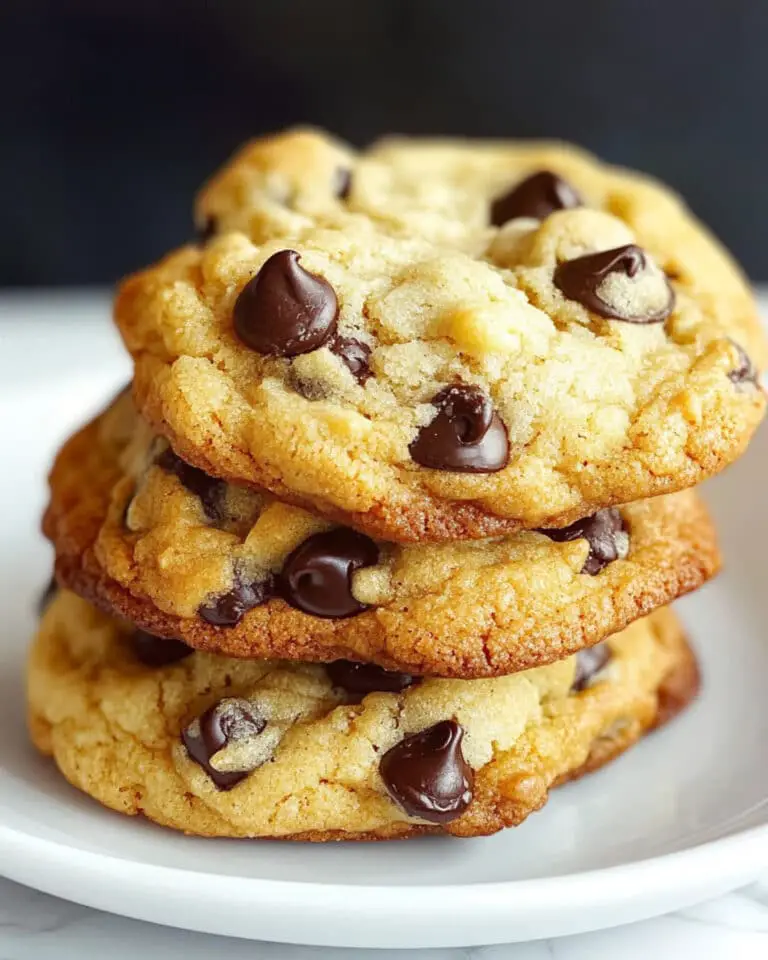 Thick and Molten Chocolate Chip Cookies Recipe
