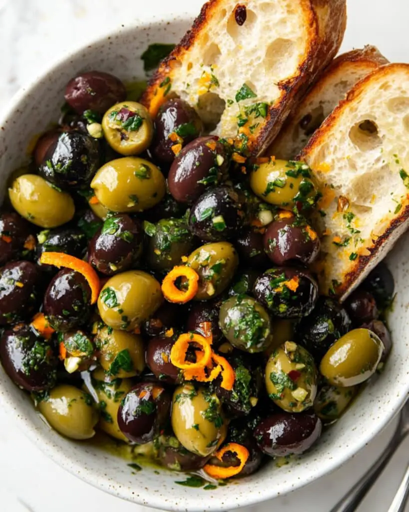 The Most Delicious Marinated Olives Recipe