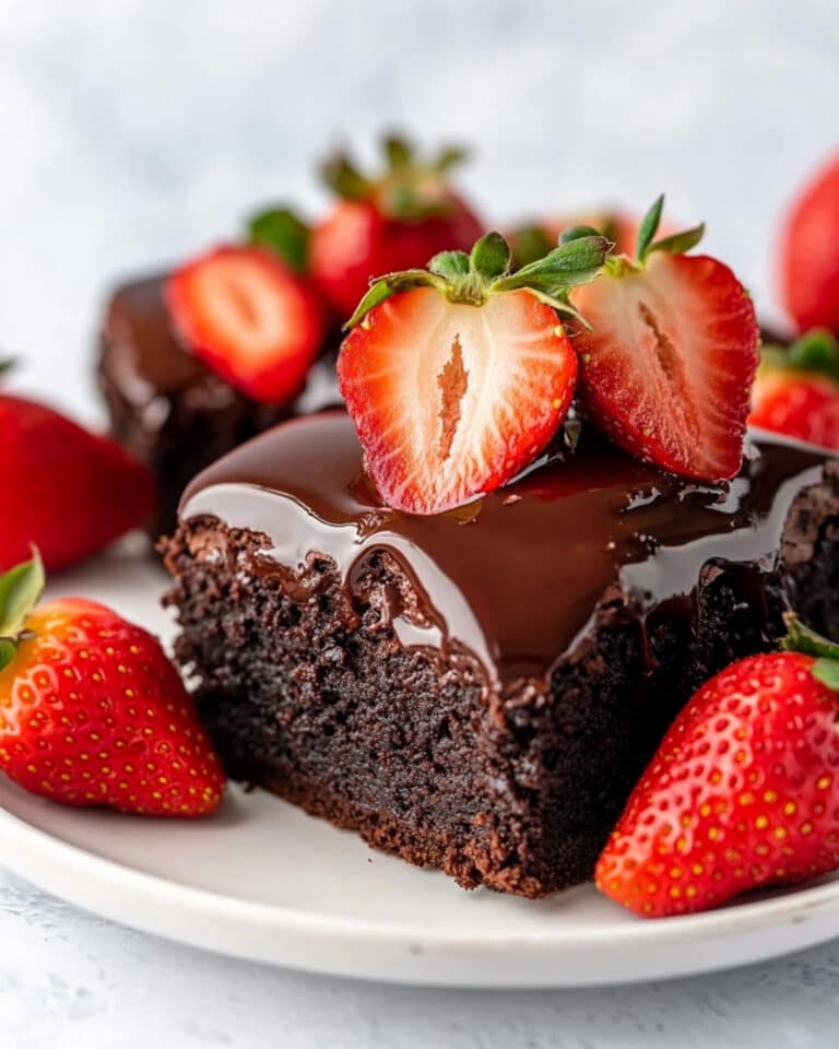 Chocolate Covered Strawberry Brownies Recipe