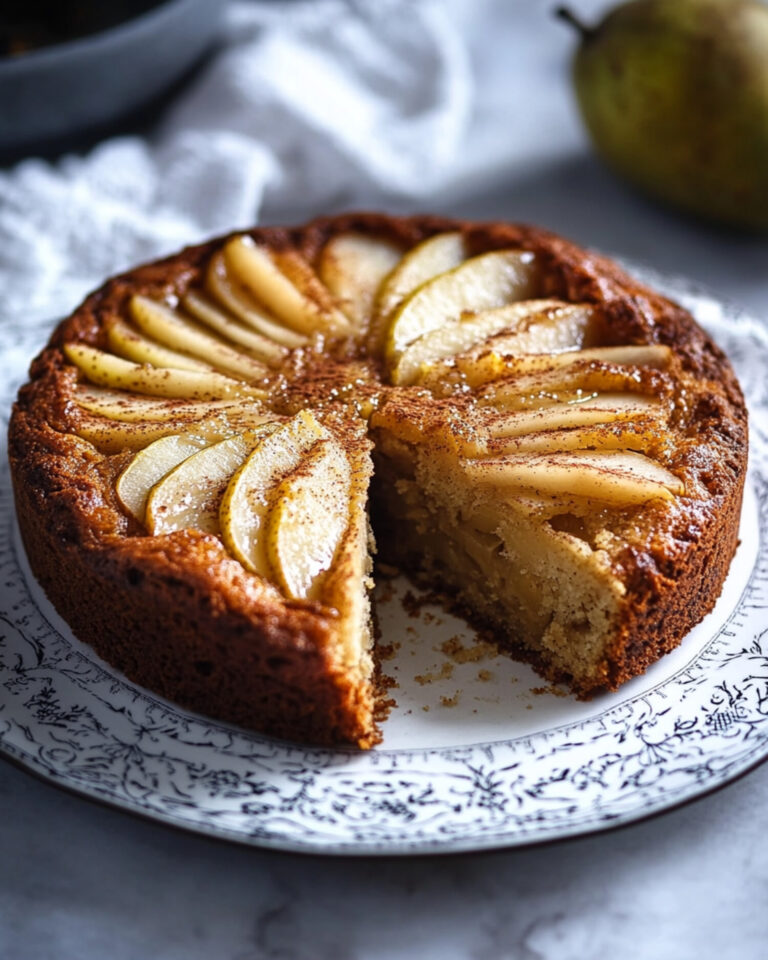 Spiced Pear Cake Recipe