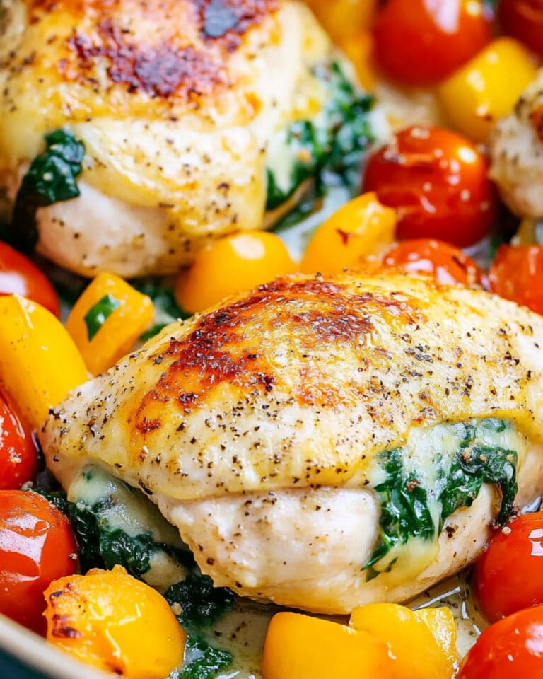 Protein-Packed Cottage Cheese Stuffed Chicken Recipe