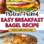Protein-Packed Breakfast Bagel Recipe
