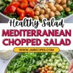 Mediterranean Chickpea Feta Salad Recipe