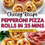 Pepperoni Pizza Roll-Ups Recipe