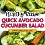Lime-Kissed Avocado Cucumber Salad Recipe