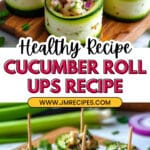 Buffalo Chicken Cucumber Roll Ups Recipe