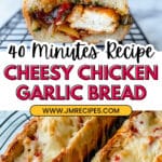 Cheesy Chicken Garlic Bread Recipe