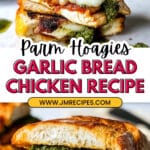 Garlic Bread Chicken Parmesan Sandwiches Recipe