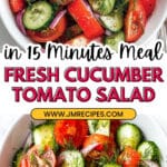Fresh Herb Cucumber Tomato Salad Recipe