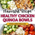 Mediterranean Grilled Chicken Quinoa Bowls Recipe
