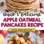 Apple Oatmeal Pancakes Recipe