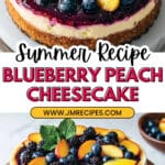 Blueberry Peach Cheesecake Delight Recipe