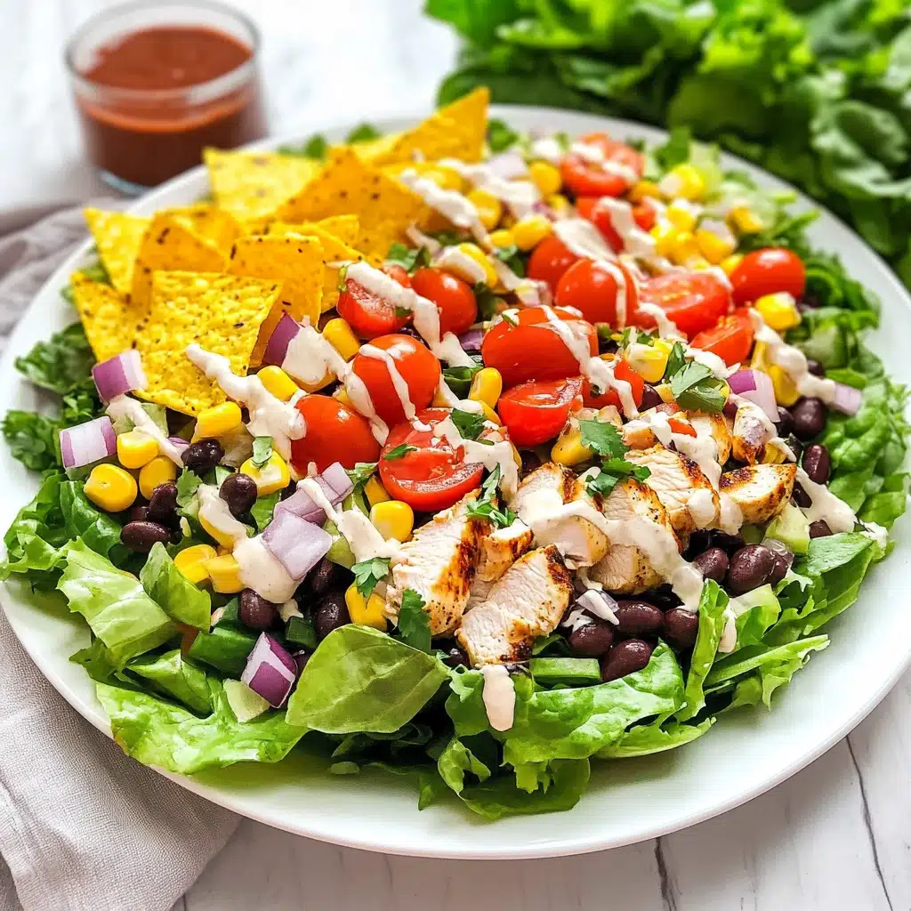 BBQ Chicken Salad Recipe - Recipe Image