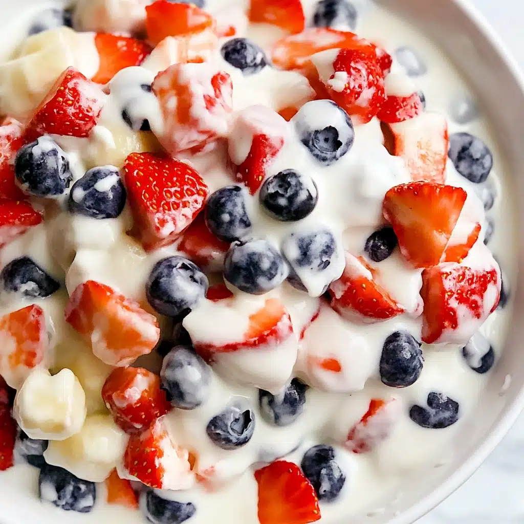 Summer Berry Cheesecake Salad Recipe - Recipe Image