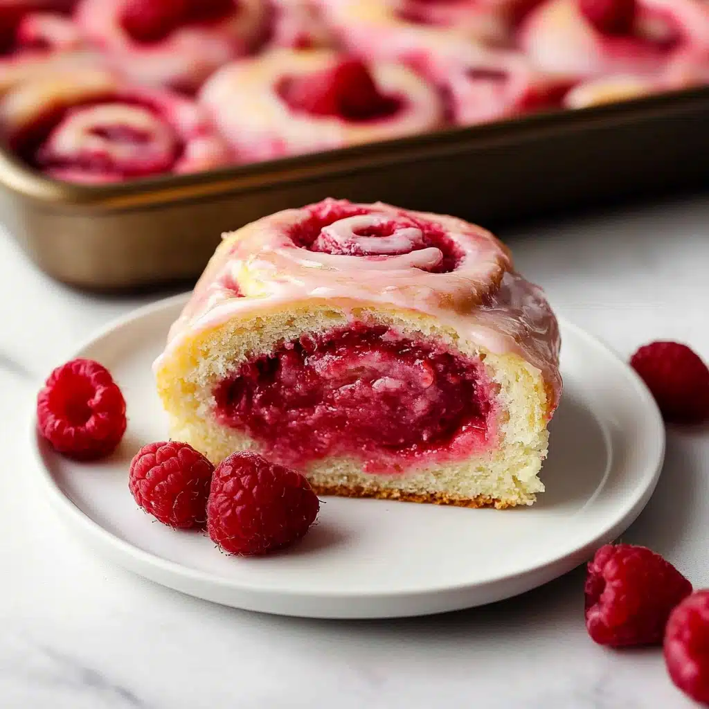 Raspberry Rolls Easy and Gooey Recipe - Recipe Image