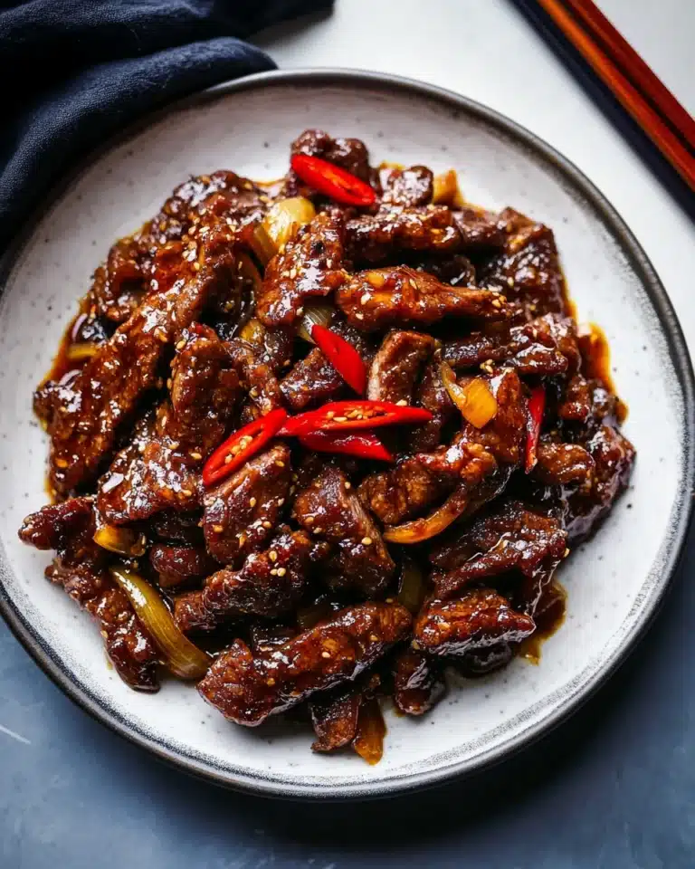 Crispy Chilli Beef Recipe