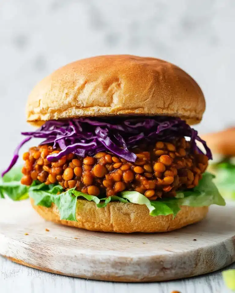 BBQ Lentil Sloppy Joes Recipe