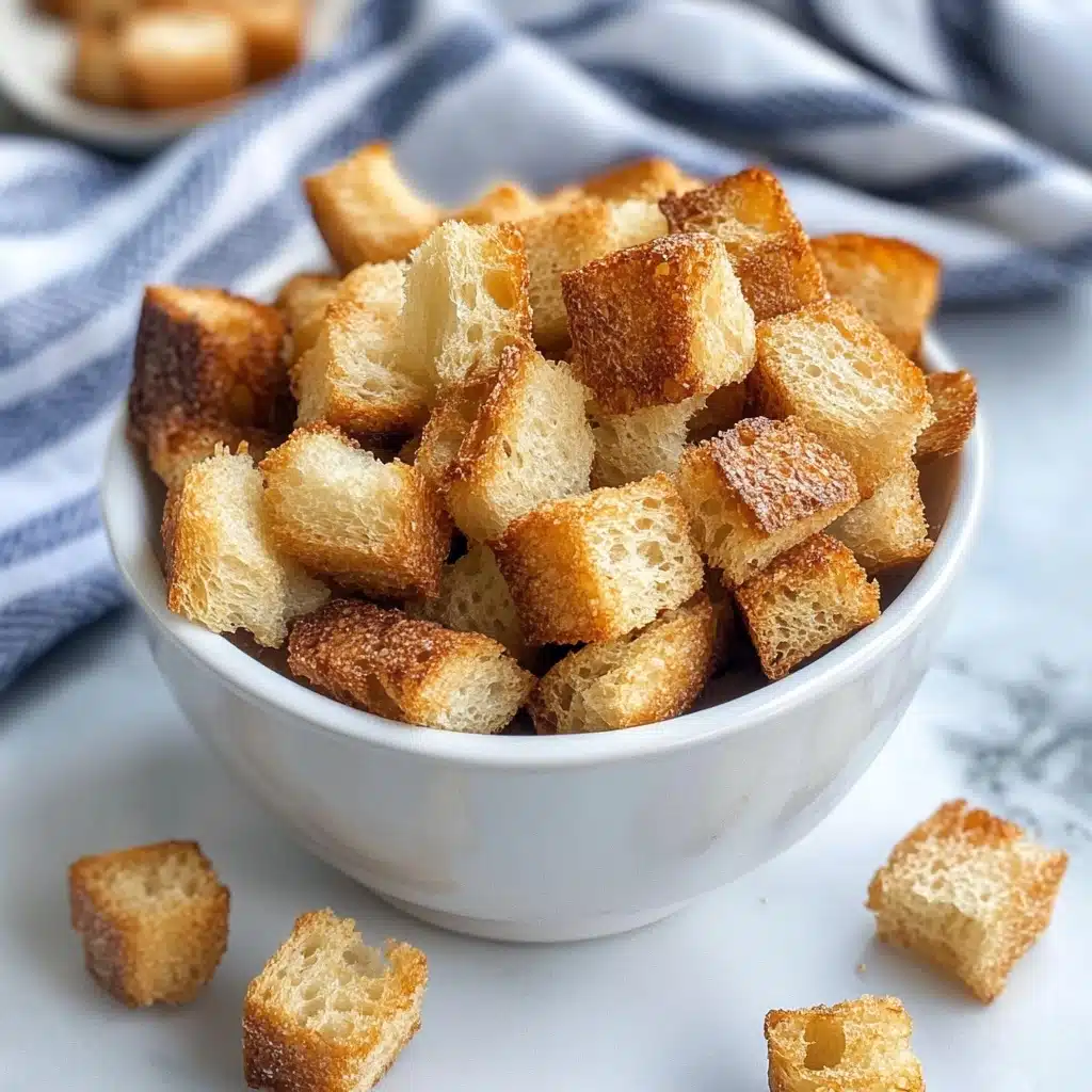 Easy Air Fryer Croutons Recipe - Recipe Image