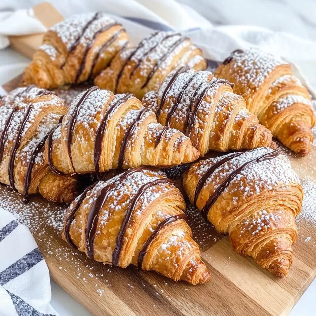 Air Fryer Croissants (with Nutella and Chocolate Chip) Recipe - Recipe Image