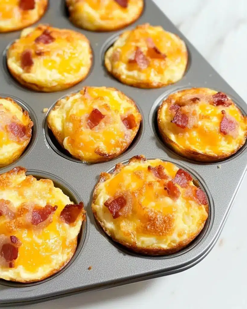 Bacon & Cheese Egg Bites Recipe