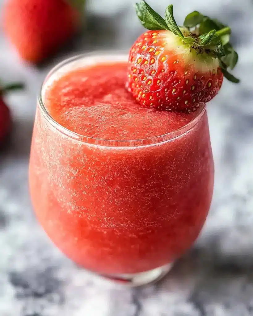 Watermelon Strawberry Wine Slushies Recipe