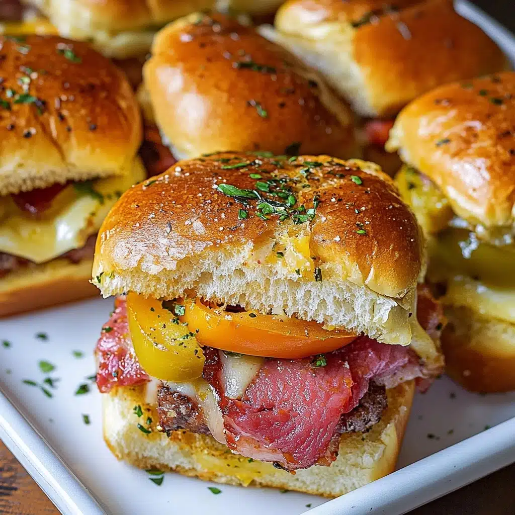 Hot Italian Sub Sliders Recipe - Recipe Image