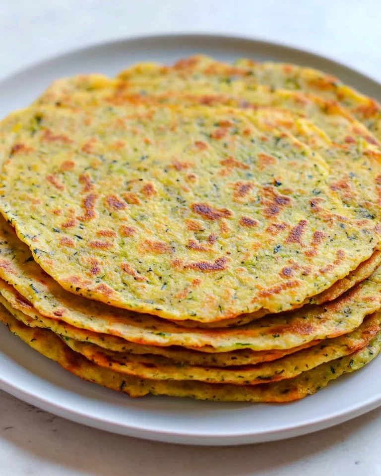 Keto Zucchini Cheddar Tortillas Recipe