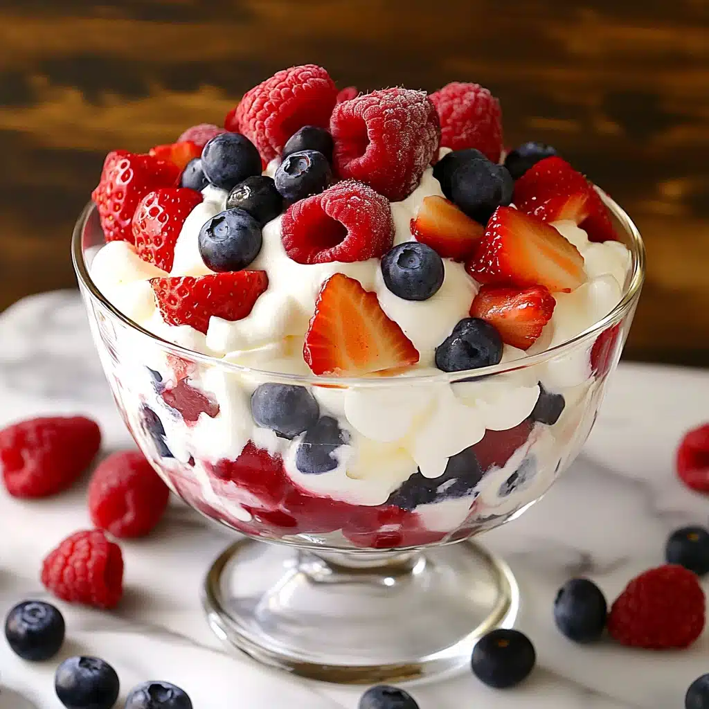 Summer Berry Cheesecake Salad Recipe - Recipe Image