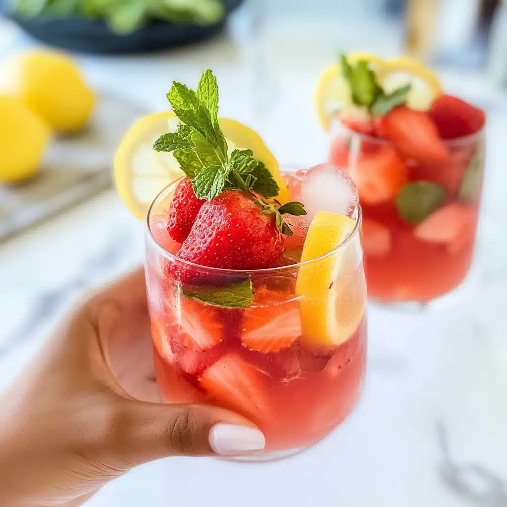 Strawberry Sprite Mocktail Recipe - Recipe Image