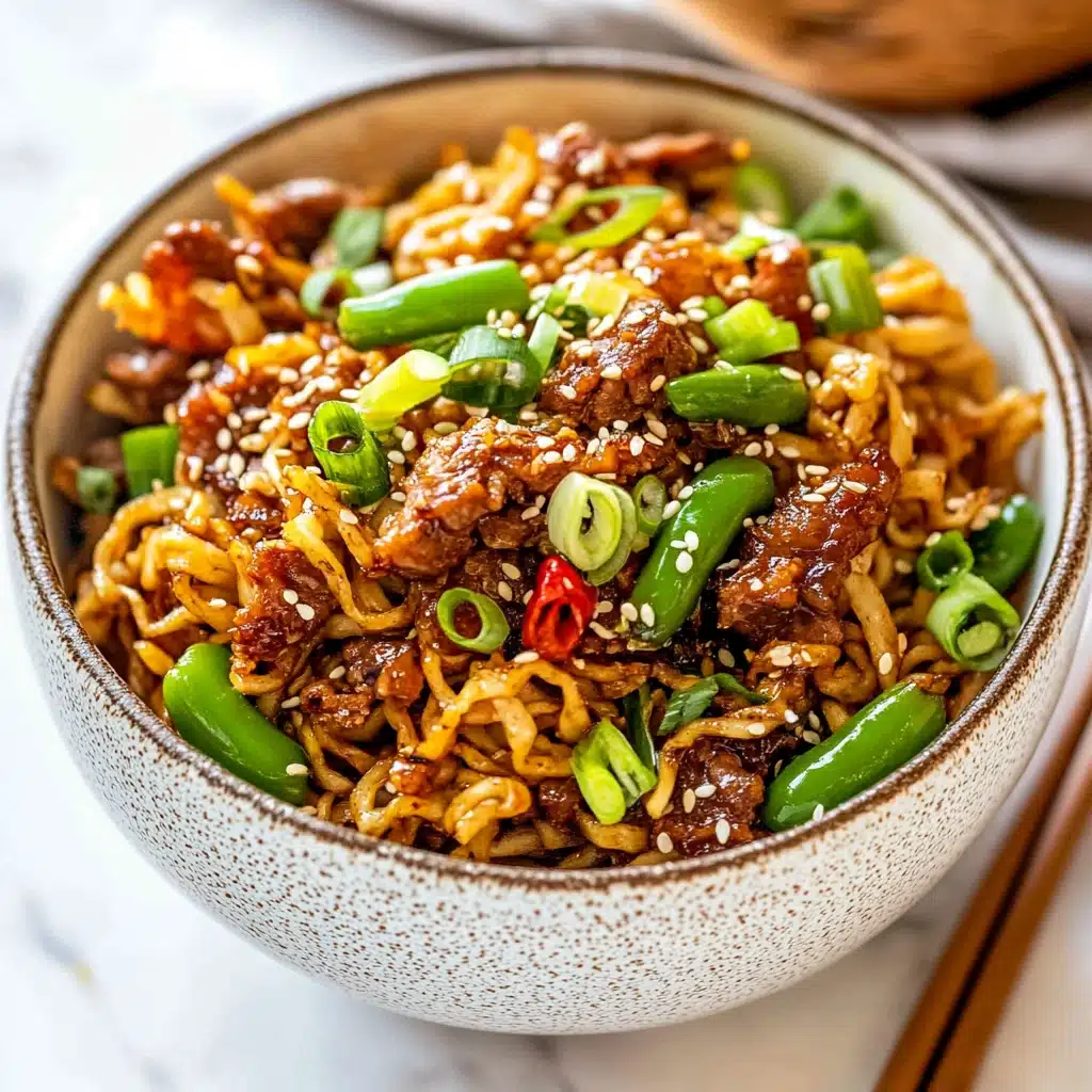 Mongolian Beef Noodles Recipe - Recipe Image