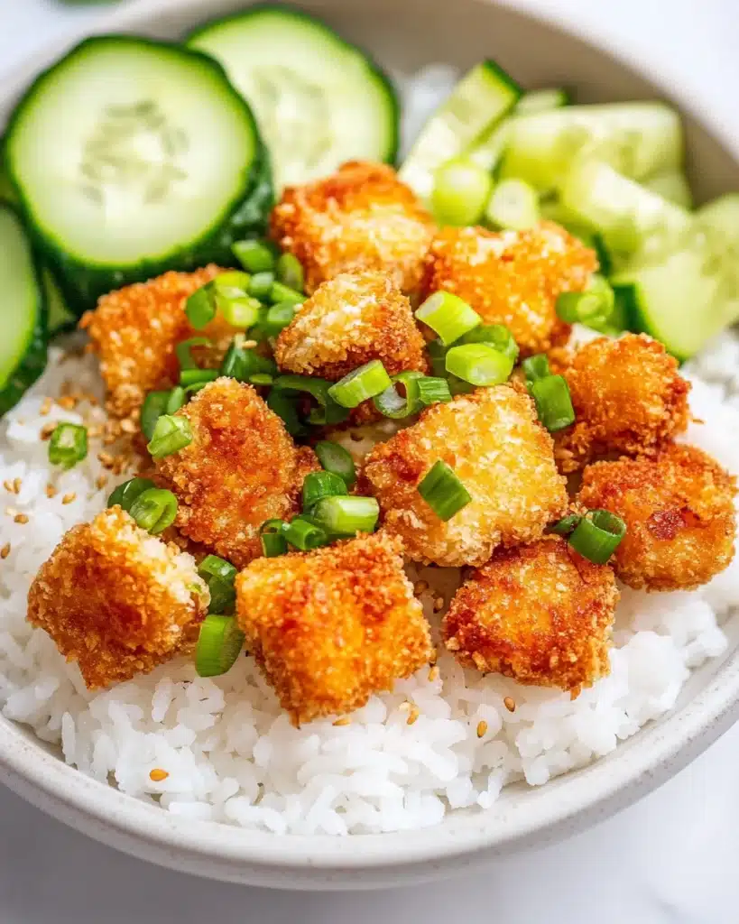 Honey Garlic Crispy Air Fryer Salmon Bites Recipe