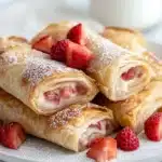 Strawberry Cheesecake Egg Rolls Recipe