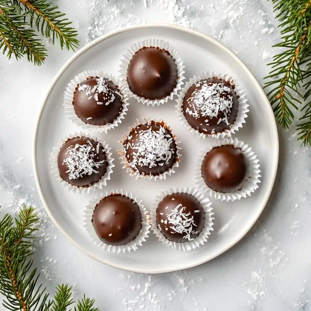 Chocolate Coconut Balls Recipe - Recipe Image