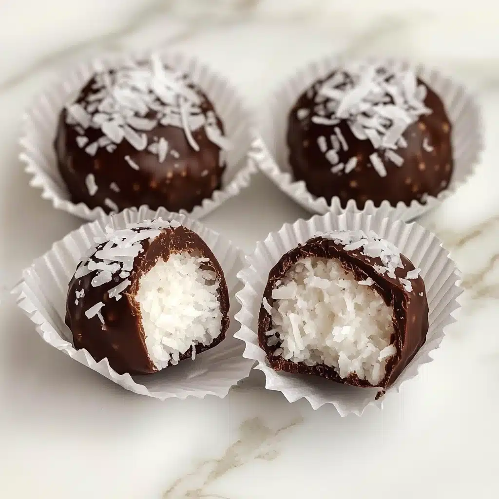 Chocolate Coconut Balls Recipe - Recipe Image