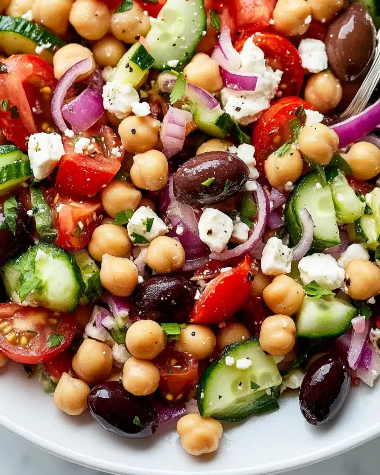 Mediterranean Chickpea Salad Recipe